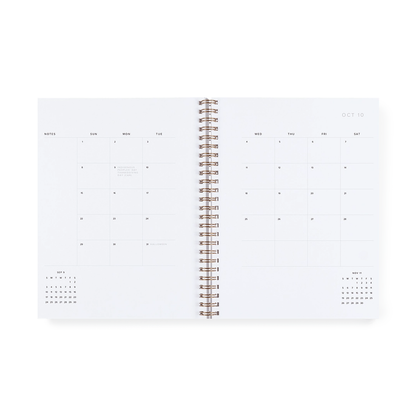 2024-2025 17-month Monthly & Weekly Grid Planner by Appointed