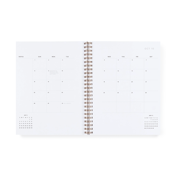 2024-2025 17-month Monthly & Weekly Grid Planner by Appointed