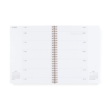 2024-2025 17-month Monthly & Weekly Grid Planner by Appointed