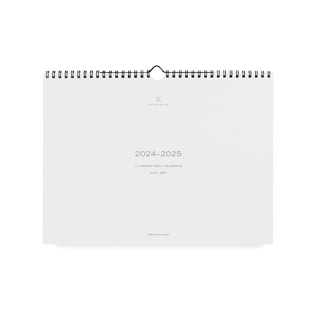 2024-2025 17-month Studio Wall Calendar by Appointed