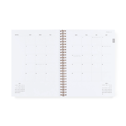 2025 Compact Year Task Monthly & Weekly Planner by Appointed