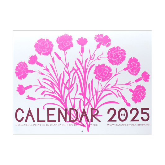 2025 Write-on Drought Tolerant Plants Calendar by Banquet Workshop