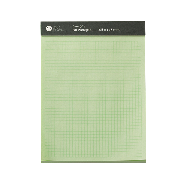 A6 Grid Notepad by Craft Design Technology