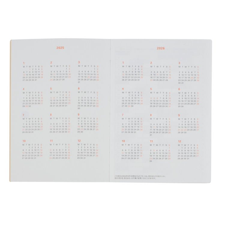 Eine Geschichte Ein Leben 2024-2025 B6 Block Planner by Delfonics