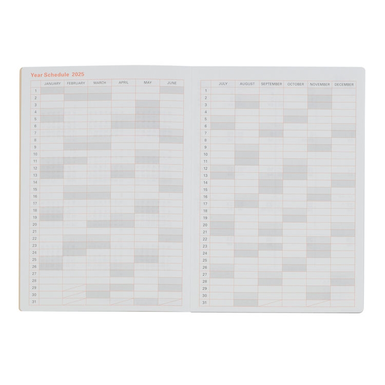 Eine Geschichte Ein Leben 2024-2025 B6 Block Planner by Delfonics