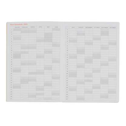 Eine Geschichte Ein Leben 2024-2025 B6 Block Planner by Delfonics