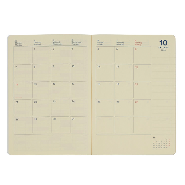 Rollbahn 2024-2025 Monthly Planner by Delfonics