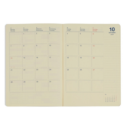 Rollbahn 2024-2025 Monthly Planner by Delfonics