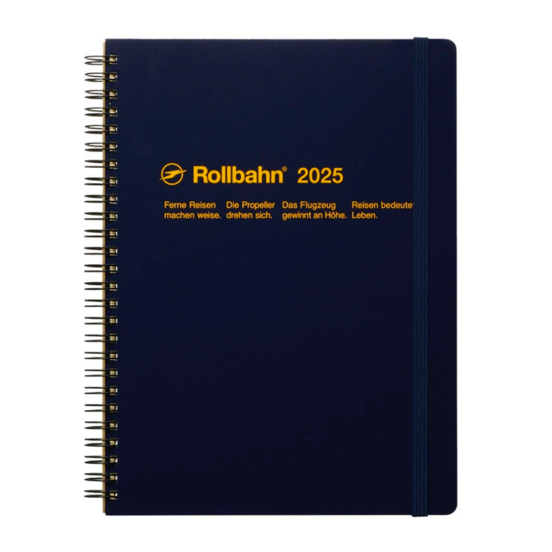 Rollbahn 2024-2025 Spiral XL Monthly Planner by Delfonics