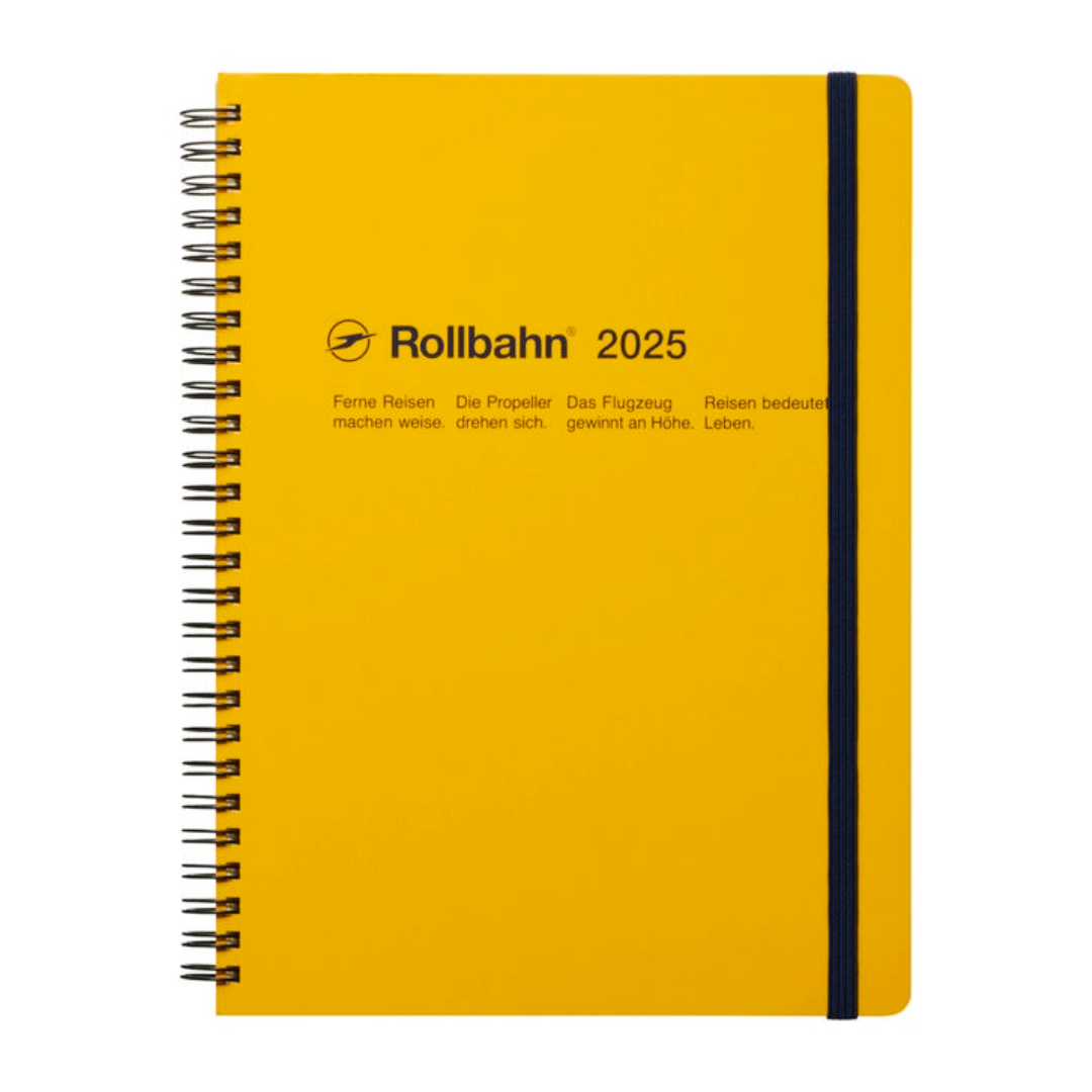 Rollbahn 2024-2025 Spiral XL Monthly Planner by Delfonics