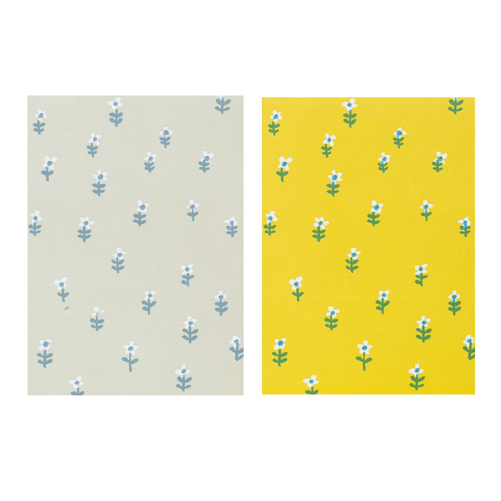 Daisy Pattern Mixed Card Set by Egg Press