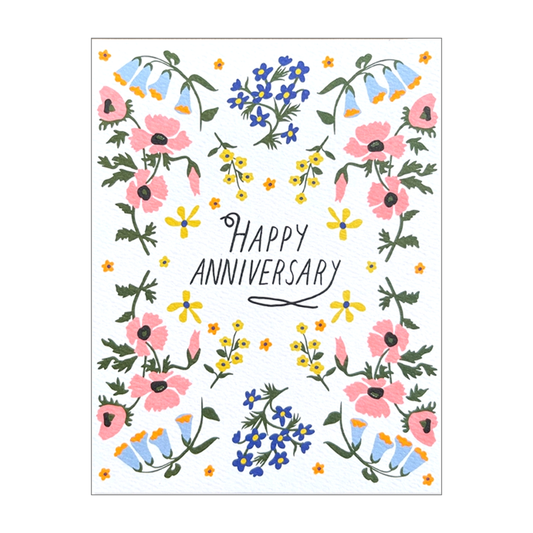 Anniversary Bluebells Card by Hartland