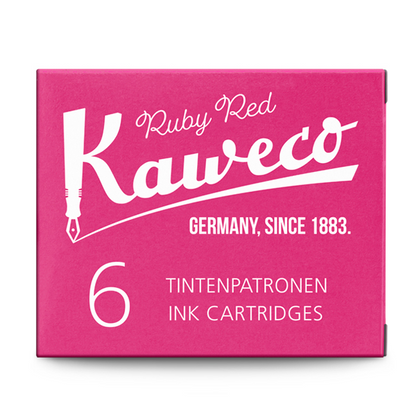 Fountain Pen Ink Cartridge 6-Pack by Kaweco