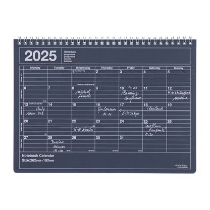 2025 Notebook Calendar M Monthly Planner by Mark's