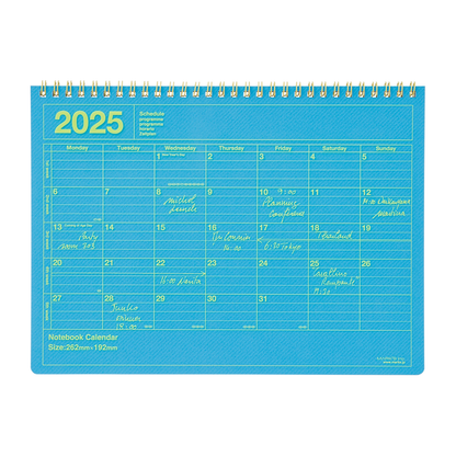 2025 Notebook Calendar M Monthly Planner by Mark's