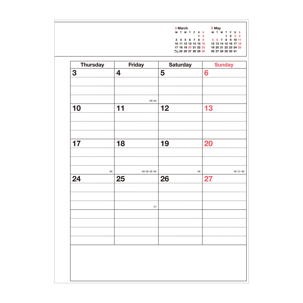 2025 Notebook Calendar S Monthly Planner by Mark's