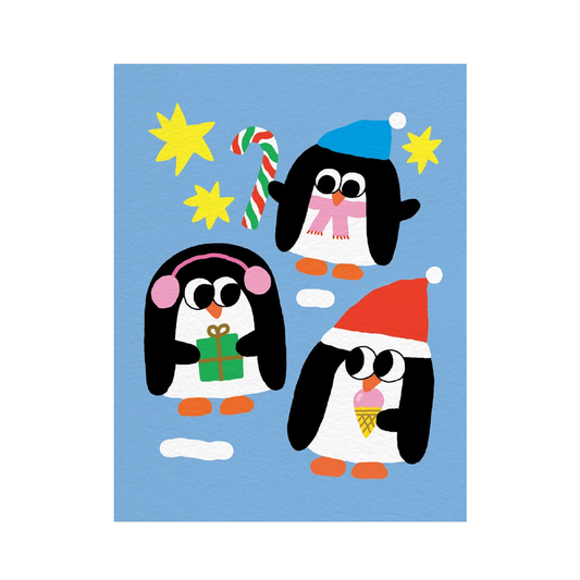 Penguins Card by Paperole