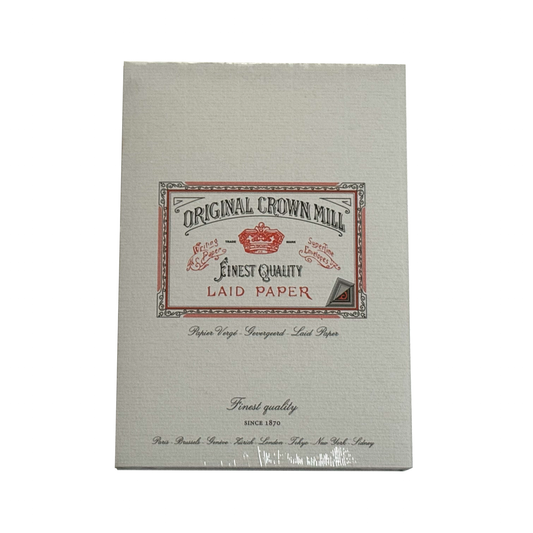 Original Crown Mill Classic Pad A5 Laid Paper by Pelletier