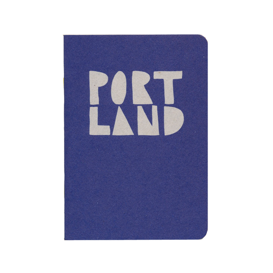 Portland Pocket Notebook Yellow Staples by Little Otsu