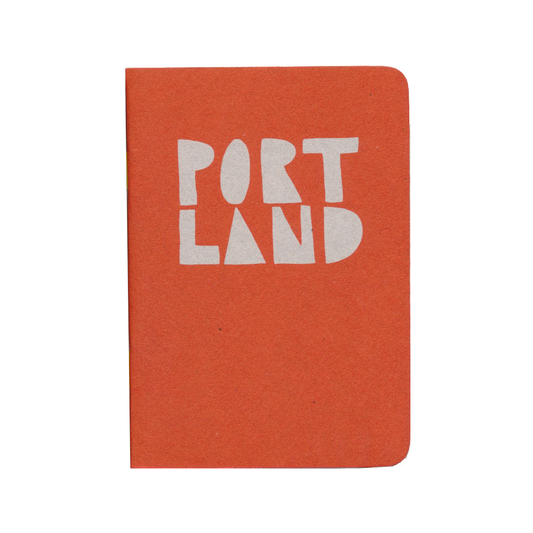 Portland Pocket Notebook Yellow Staples by Little Otsu