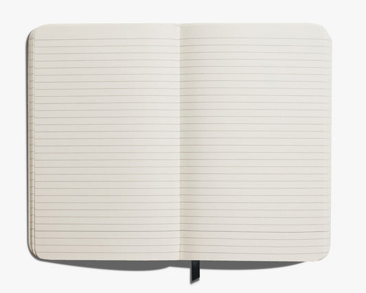 Medium Hard Linen Ruled Journal by Shinola