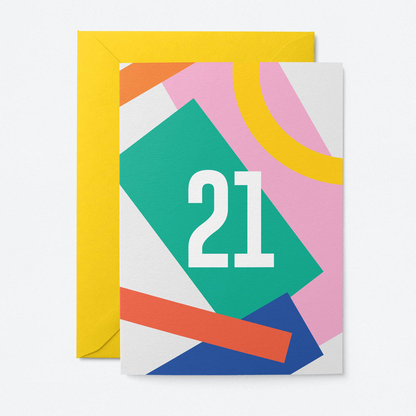 21 Card by Graphic Factory