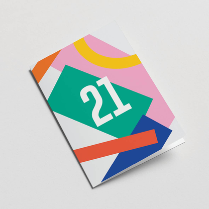 21 Card by Graphic Factory