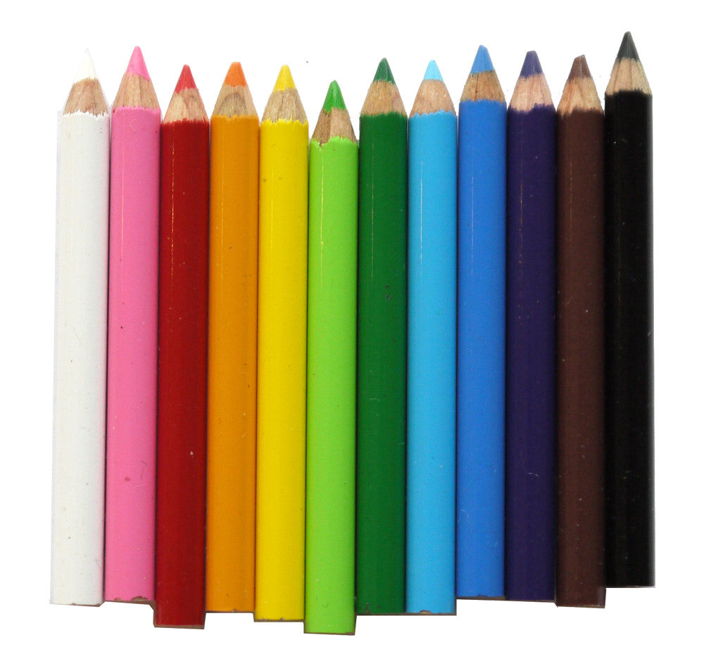 Tiny Colored Pencils Set  Made in Japan, Mini Stationery