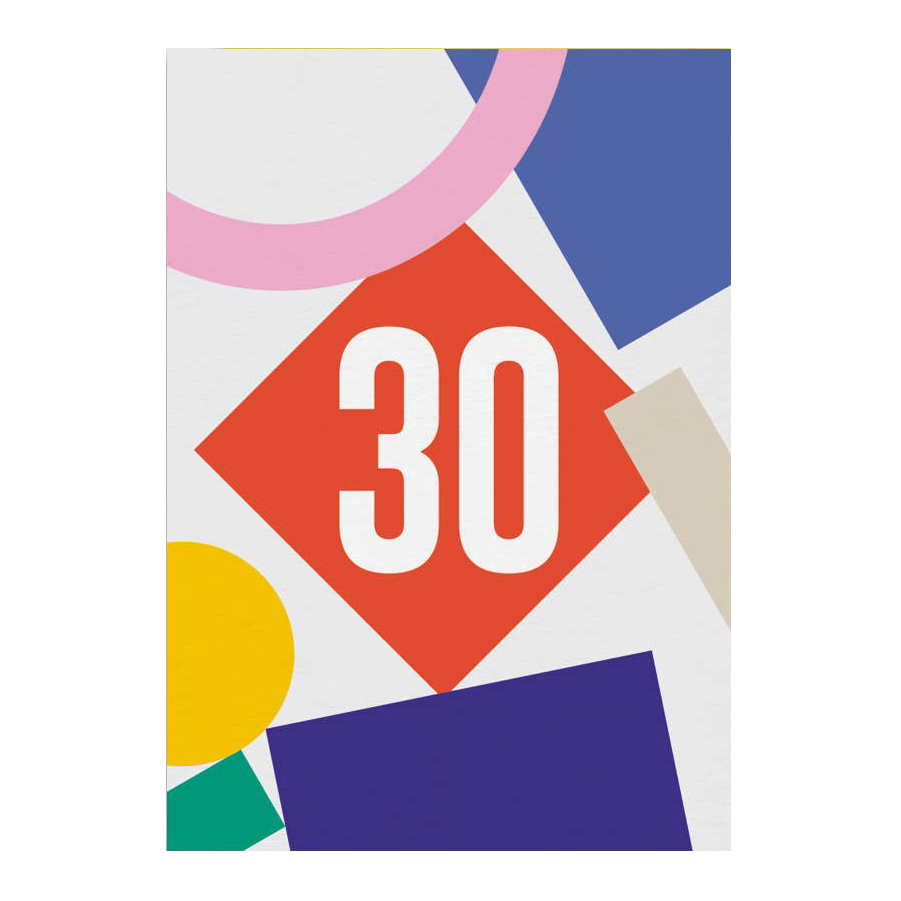 30 Card by Graphic Factory