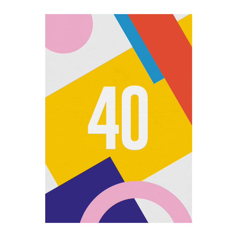 40 Card by Graphic Factory