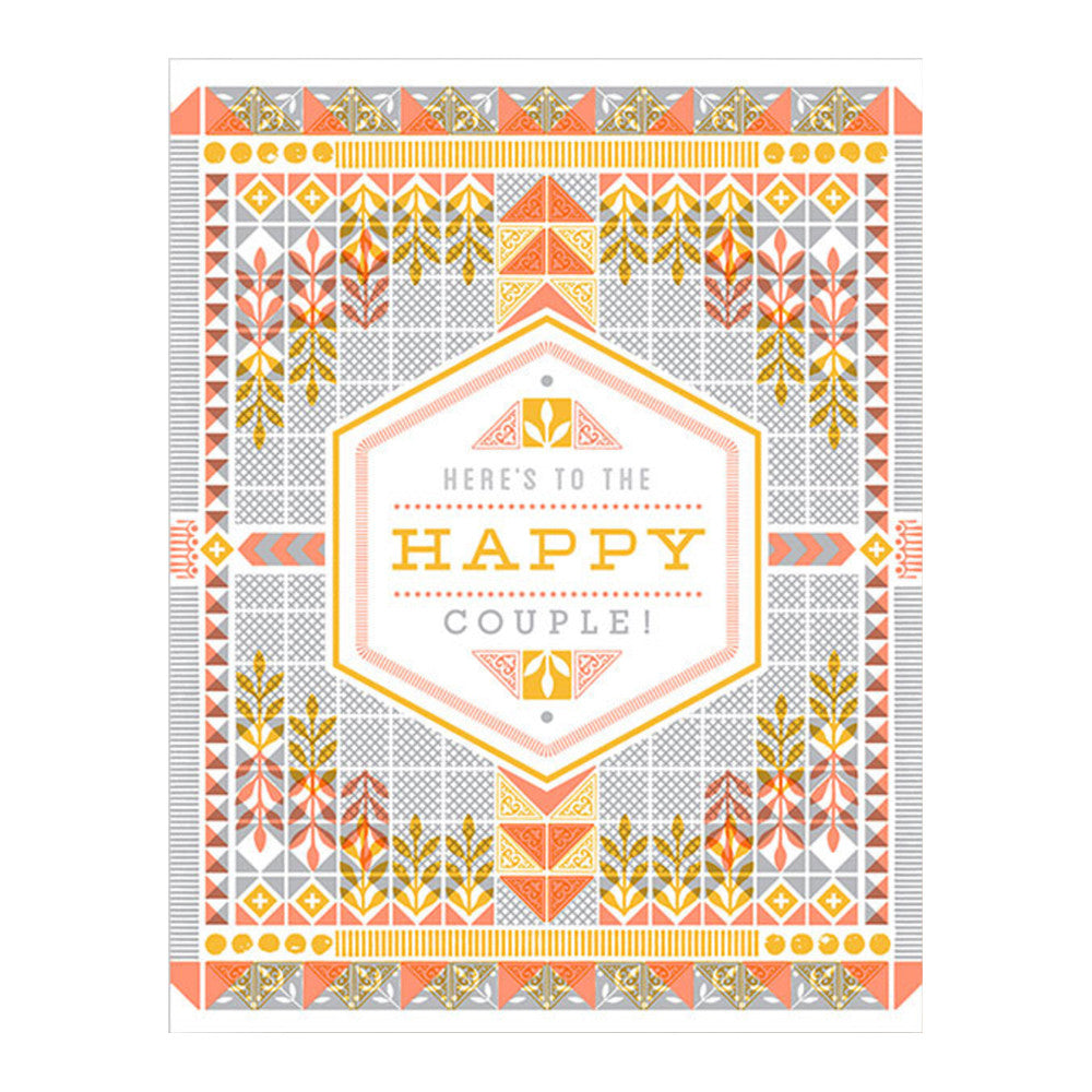 Here's to the Happy Couple Card by Hammerpress