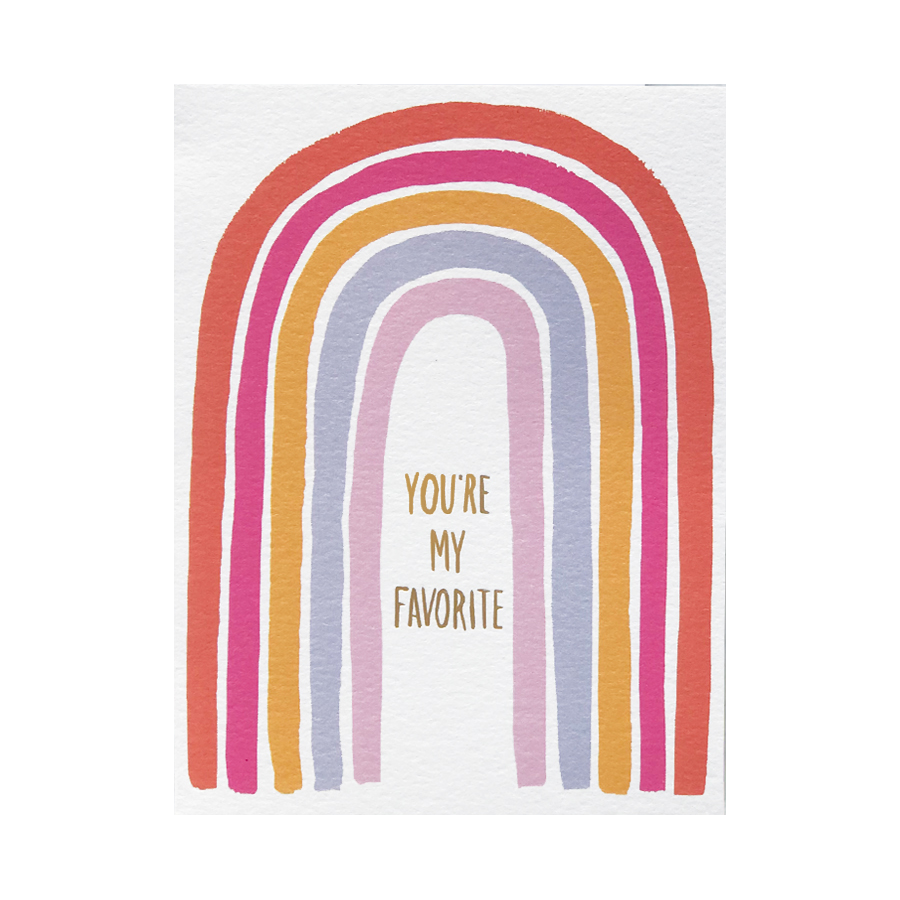 Rainbow You're My Favorite Card by Idlewild