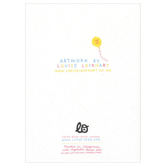 Louise Lockhart Birthday Shop Card by Little Otsu