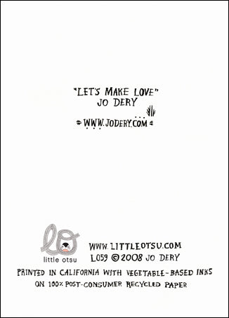 Jo Dery Love Card by Little Otsu