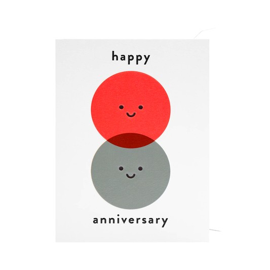 Cozy Happy Anniversary Card by Lagom