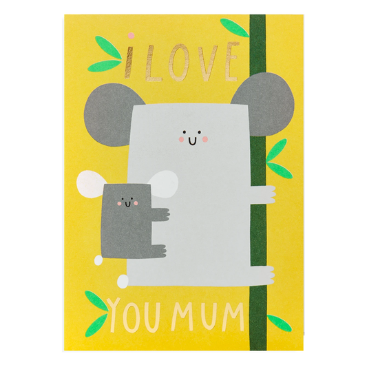 Susie Hammer I Love You Mum Card by Lagom