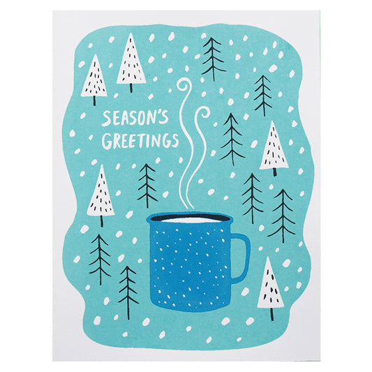 Lucky Horse Press Season's Greetings Enamel Cup Card Set