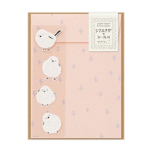 Long-Tailed Bird Stationery Set by Midori