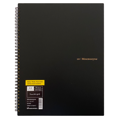 Mnemosyne 109 Notebook A4 Dot Grid by Maruman