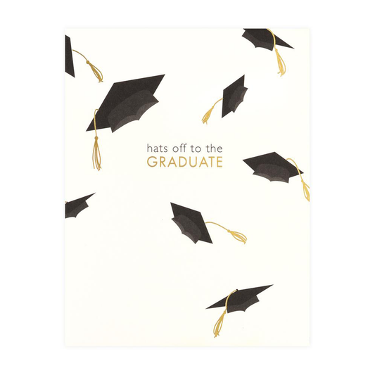 Hats off to the Graduate Card by Snow & Graham