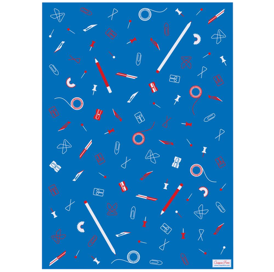 Stationery Wrapping Paper Single Sheet by Crispin Finn