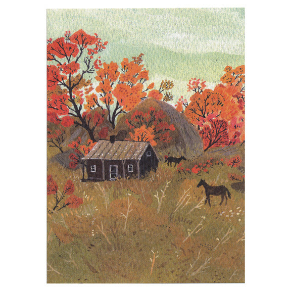 Becca Stadtlander Autumn Card by Little Otsu