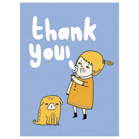 Gemma Correll Bubble Thank You Card by Little Otsu