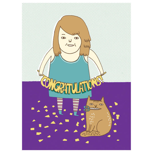 Gemma Correll Congratulations Card by Little Otsu