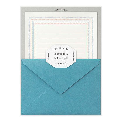 Letterpress Stationery Set by Midori